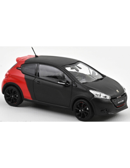 1:43 PEUGEOT 208 GTI 30TH 2014 BLACK MATT&RED